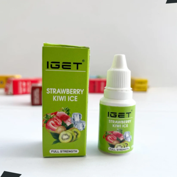 Iget 4mg nicotine Flavor 15ml Vape Juice - STRAWBERRY KIWI ICE