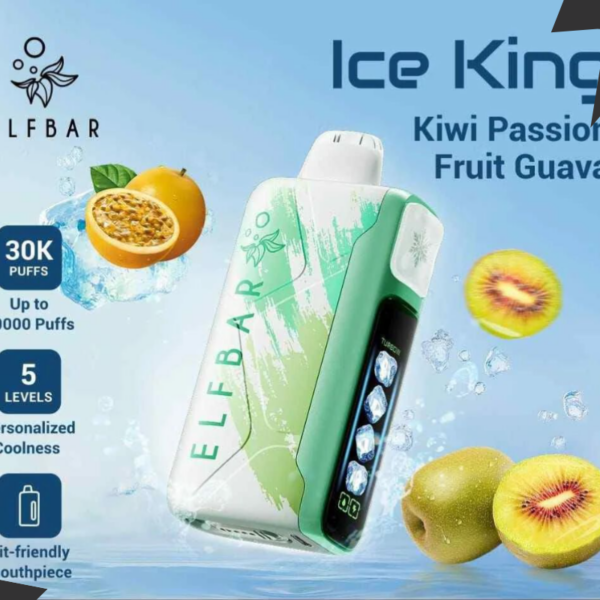 ELFBAR ICE King 30000Puff Disposable Vape - Kiwi Passion Fruit Guava